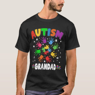 Awesome Autism Grandad Raising Awareness Family Ma T-Shirt