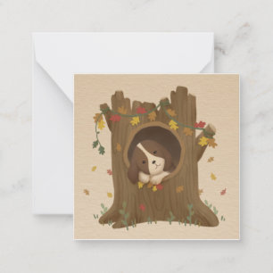 Awesome Autumn: Beagle Card