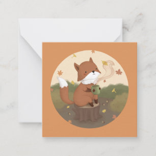 Awesome Autumn: Fox  Card