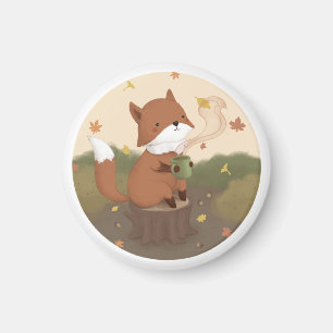 Awesome Autumn: Fox Magnet