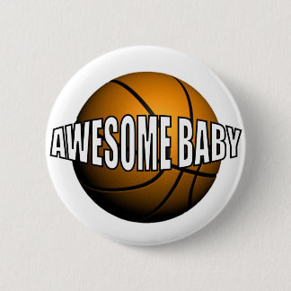AWESOME BABY 6 CM ROUND BADGE