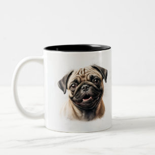 Awesome Badass Fuel Funny Humor Trendy gift Dog  Two-Tone Coffee Mug