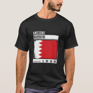 Awesome Bahraini Since 1928 Bahraini 94th Birthda T-Shirt