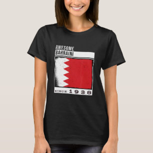 Awesome Bahraini Since 1938 Bahraini 84th Birthda T-Shirt