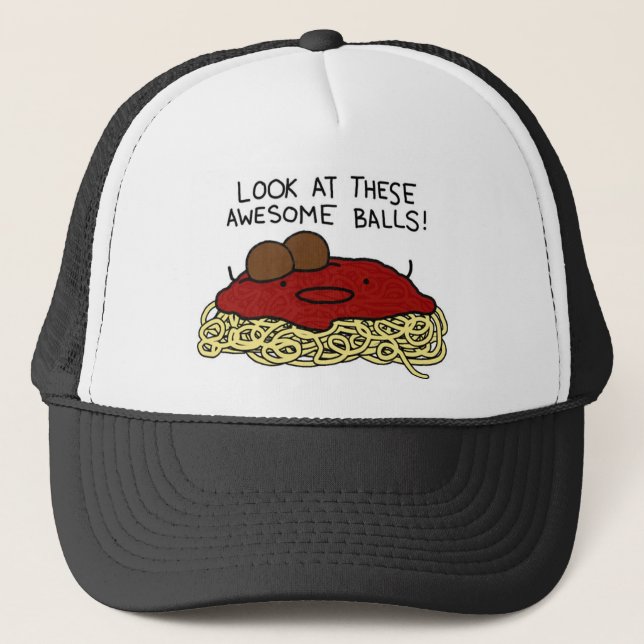 Awesome Balls Trucker Hat (Front)