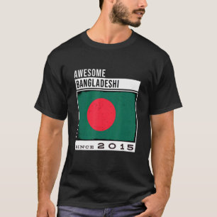 Awesome Bangladeshi Since 2015 Bangladeshi 7th Bi T-Shirt
