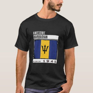 Awesome Barbadian Since 1941  Barbadian 81st Birth T-Shirt