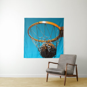 Awesome Basketball Design Tapestry