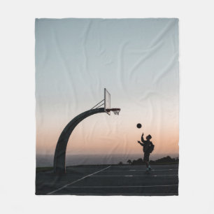 Awesome Basketball Hoop Fleece Blanket