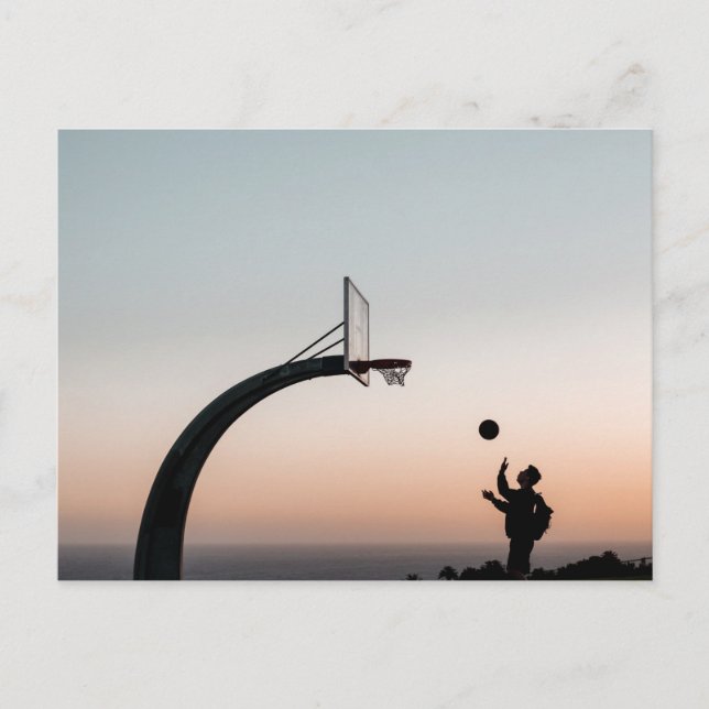 Awesome Basketball Hoop Postcard (Front)