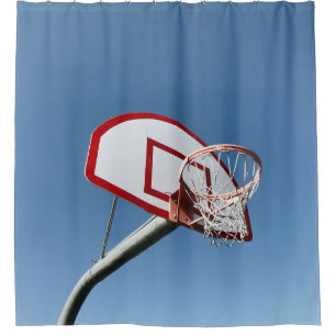Awesome Basketball Shower Curtain