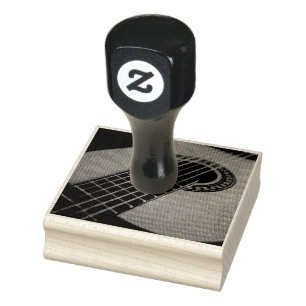 Awesome Bass Guitar Rubber Stamp