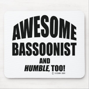 Awesome Bassoonist Mouse Pad