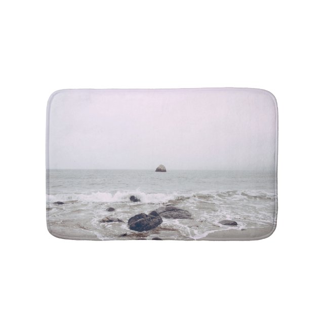 Awesome Beach View Bath Mat (Front)