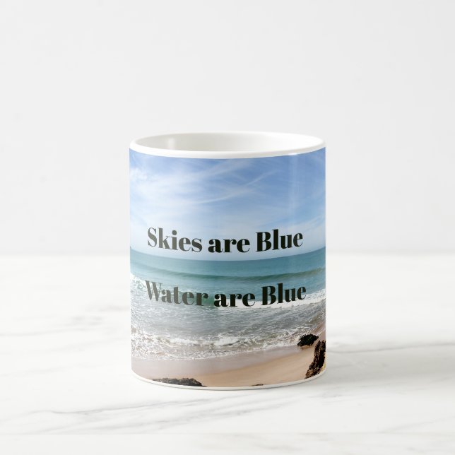 Awesome Beautiful Beach Lovers Coffee Mug (Center)