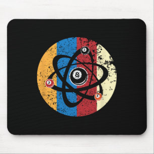 Awesome Billiards Ball Atom Science Pool Player Sc Mouse Pad
