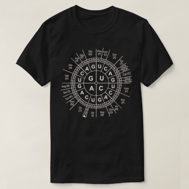 Awesome Biology Genetic Code Sun Science Humour Gi T-Shirt (Design Front)