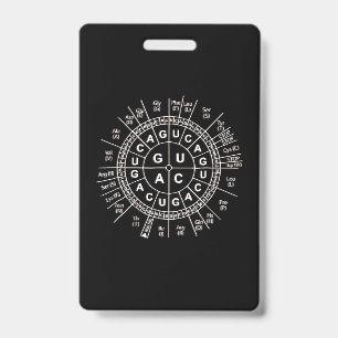 awesome biology genetic code sun  science humour ID badge