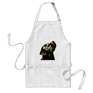 Awesome Black Labrador Retriever Standard Apron