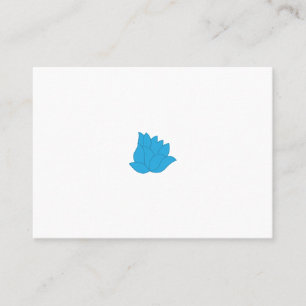 awesome blue colour clip art Design Place Card
