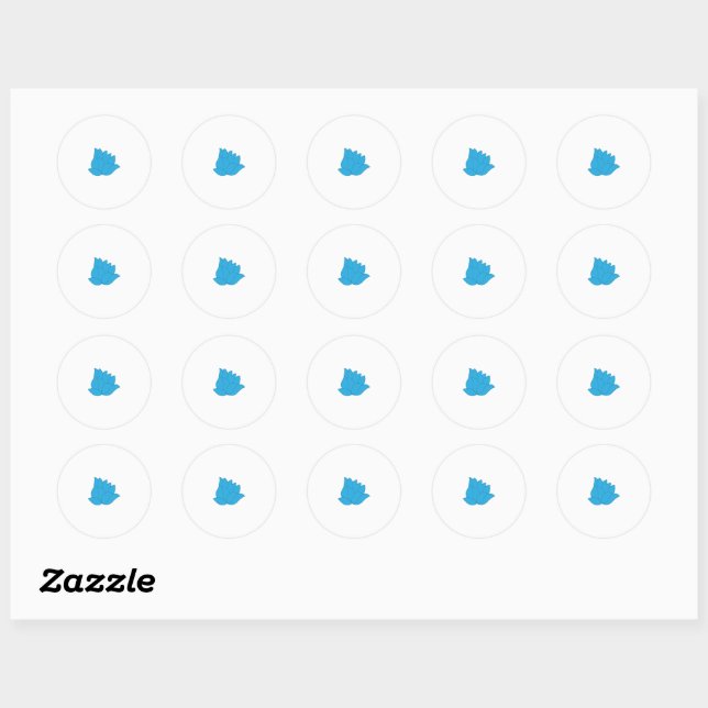 awesome blue colour clip art Design Sticker (Sheet)