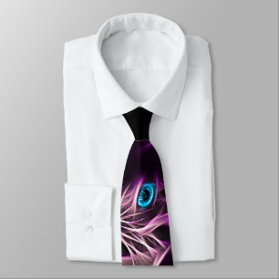 Awesome Blue Eye of Parrot Tie