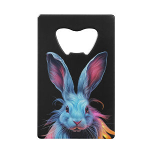 Awesome Blue Rabbit on Fire