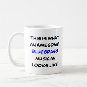 awesome bluegrass musician coffee mug