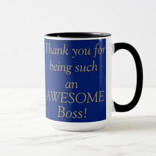 "AWESOME BOSS" Boss's Day Coffee/Tea Mug
