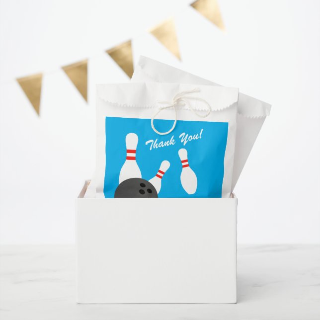 Awesome bowling Birthday party favour bags for kid (Party)