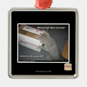 Awesome Box Metal Ornament