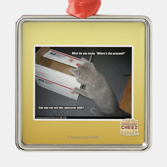 Awesome Box Metal Tree Decoration (Front)