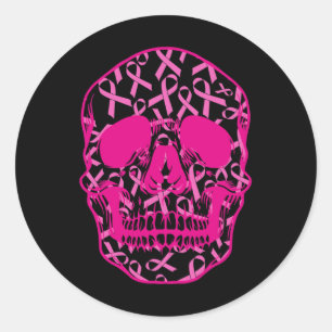 Awesome Breast Cancer Supporter Awareness Month Classic Round Sticker