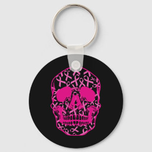 Awesome Breast Cancer Supporter Awareness Month Key Ring