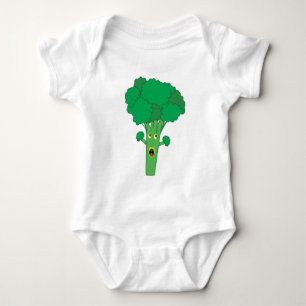 Awesome Broccoli Baby Bodysuit