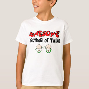 AWESOME Brother of TWINS T-Shirt