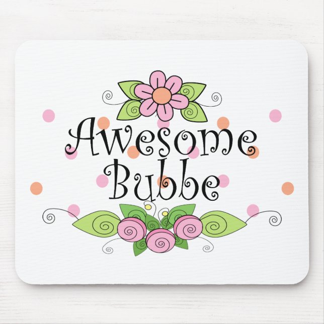 Awesome Bubbe T-Shirt Mouse Pad (Front)