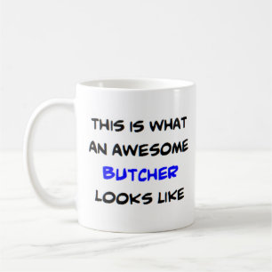 awesome butcher coffee mug