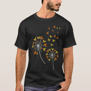 Awesome Butterfly Flower Monarch Dandelion Gift  T-Shirt