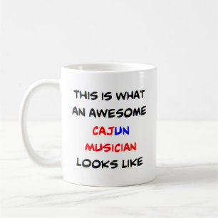 awesome cajun musician coffee mug
