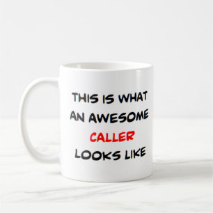 awesome caller coffee mug