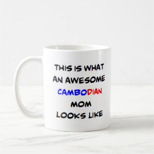 awesome cambodian mum coffee mug
