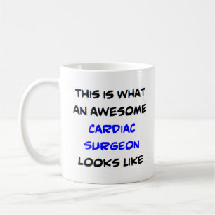 awesome cardiac surgeon coffee mug
