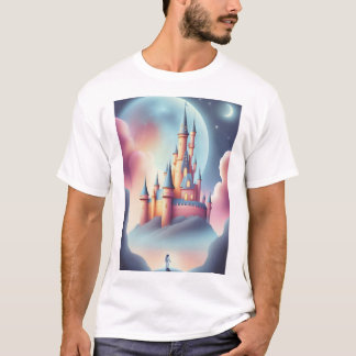 Awesome castle t-shirt design