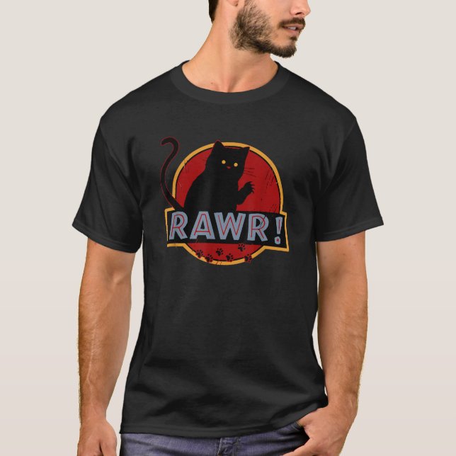 Awesome Cat Rawr T-Shirt (Front)