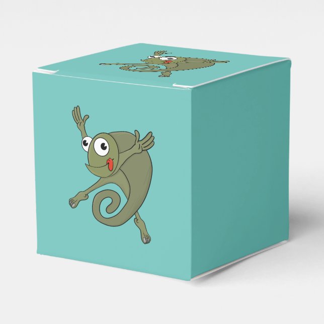 Awesome Chameleon Favour Box (Front Side)