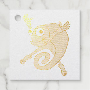 Awesome Chameleon Favour Tags