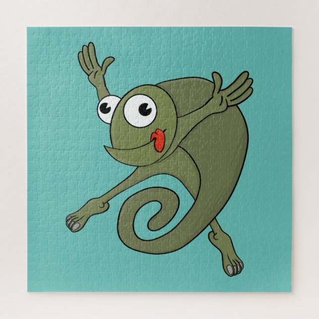 Awesome Chameleon Jigsaw Puzzle (Vertical)