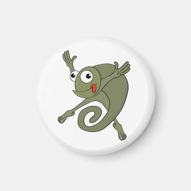 Awesome Chameleon Magnet (Front)