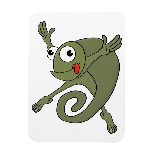 Awesome Chameleon Magnet (Vertical)